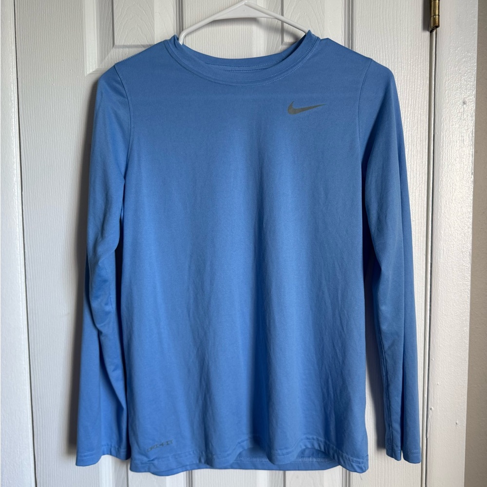Nike Sky Blue Long Sleeve Tee